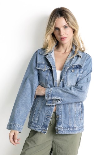 Casaca Jean Oversize